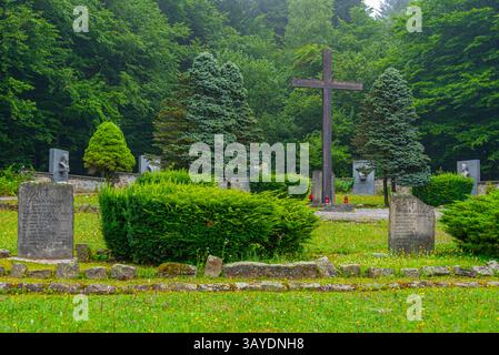 Monumento del corpo d'armata cecoslovacco in Slovacchia. IMMAGINE Foto Stock