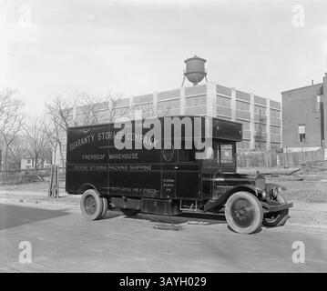 06 giugno 1920 - Washington, District of Columbia, Stati Uniti - Guaranty Storage Company delivery Truck.. (Immagine di credito: © BuyEnlarge/ZUMAPRESS.com) Foto Stock
