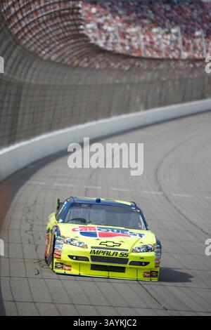 14 giugno 2009: 5 Mark Martin alla gara Life Lock 400, Michigan International Speedway, Brooklyn, Michigan. Foto Stock