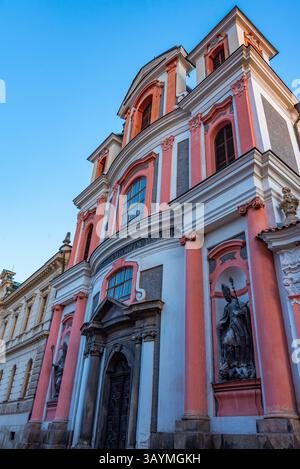Chiesa di San Giovanni da Nepomuk a Kutna Hora, repubblica Ceca. IMMAGINE Foto Stock