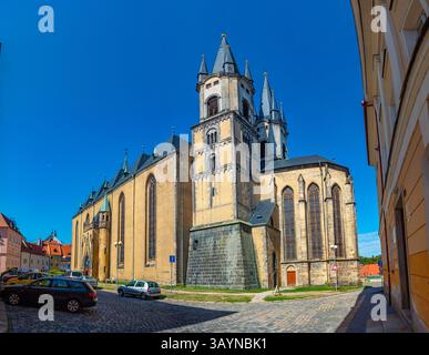 Chiesa di San Nicola a Cheb, repubblica Ceca. IMMAGINE Foto Stock