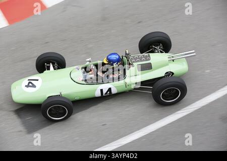 Lotus 24 Climax dal 1962, serie e, 1500 CC F1 dal 1961 al 1965, decimo Gran Premio Monaco Historique Foto Stock