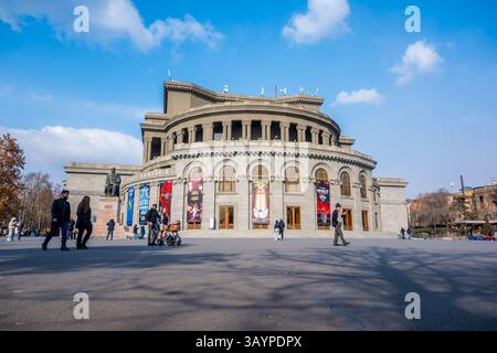 Teatro nazionale armeno dell'Opera e del Balletto di Erevan Foto Stock
