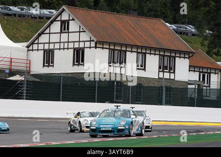 29 agosto 2010 - Spa-Francorchamps, Belgio - Rene Rast (GER) al Faisal Lechner Racing...Porsche Supercup, Rd 8, Spa-Francorchamps, Belgio, 27-29 agosto 2010. (Credito: © Sutton Motorsports/ZUMApress.com) Foto Stock