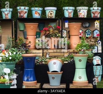 Harrogate Flower Show, North Yorkshire. 22 aprile. Preparativi in corso per l'inizio dell'Harrogate Flower Show che inizierà domani 24 aprile - 27 aprile Bridget Catterall AlamyLiveNews Foto Stock
