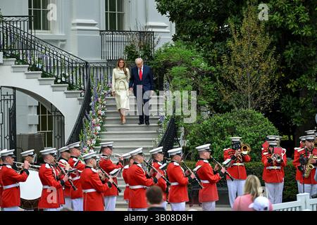 21 aprile 2025, Washington, Distretto di Columbia, USA: . (Credit Image: © White House/ZUMA Press Wire) SOLO PER USO EDITORIALE! Non per USO commerciale! Foto Stock