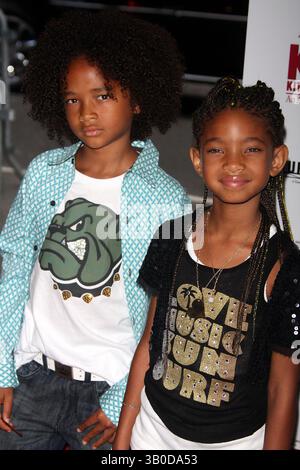 19 giugno 2008 - New York, New York, Stati Uniti - 06-19-08 2008.JADEN SMITH, WILLOW SMITH. ANTEPRIMA DI NEW YORK DI "KIT KITTREDGE: AN AMERICAN GIRL. AL TEATRO ZIEGFELD. - K58644JBB(immagine di credito: © John Barrett/Globe Photos/ZUMAPRESS.com) Foto Stock