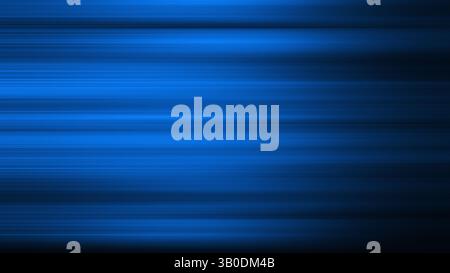 Piste luminose surreali e multicolore sgomberate . Raggio di luce blu astratto su sfondo scuro. Progettazione di dati tecnologici. Foto Stock
