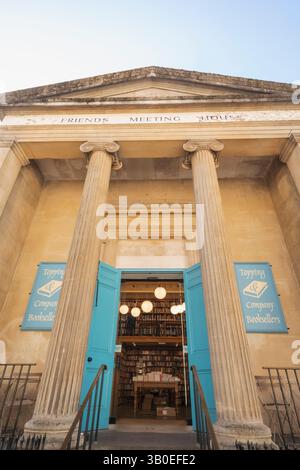 England, Somerset, Bath, Topping Company Bookshop, facciata esterna Foto Stock