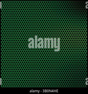 Elegante sfondo vettoriale alveare con un design a nido d'ape esagonale, perfetto per motivi ispirati alla natura, branding miele e decorazioni. Illustrazione Vettoriale