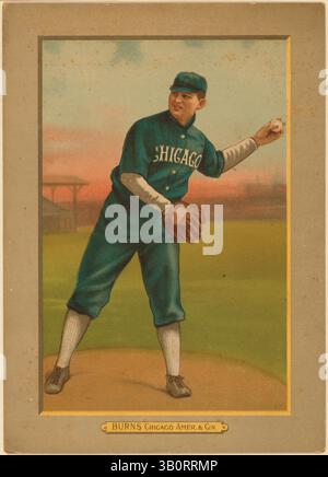 1911 - Chicago, Illinois, Stati Uniti - Bill Burns, Chicago White Sox, Cincinnati Reds giocatore di baseball. (Immagine di credito: © BuyEnlarge/ZUMAPRESS.com) Foto Stock