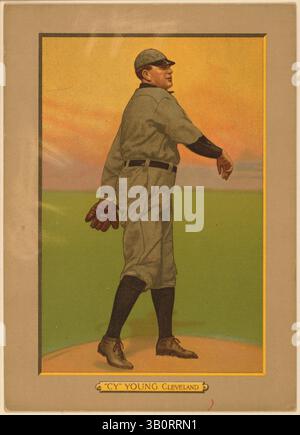 1911 - Cleveland, OHIO, Stati Uniti - Cy Young, giocatore di baseball dei Cleveland NAPs. (Immagine di credito: © BuyEnlarge/ZUMAPRESS.com) Foto Stock