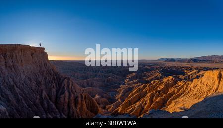 Badlands ad Anza Borrego, California Foto Stock