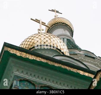 La Chiesa russa San Nicola il Miracolo-Maker, una chiesa ortodossa russa a Sofia, Bulgaria Foto Stock