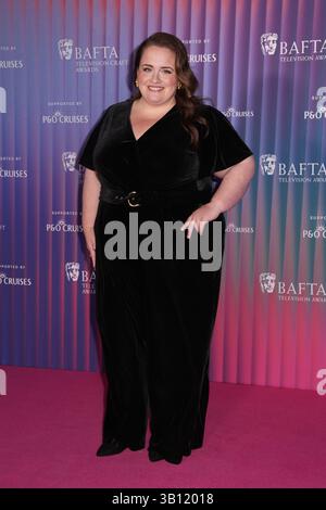 Jessica Gunning partecipa alla festa dei candidati per i BAFTA TV and Craft Awards, al Victoria and Albert Museum di Londra. Data foto: Giovedì 24 aprile 2025. Foto Stock