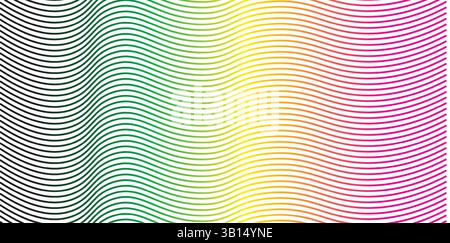 Sfondo sfumato colorato astratto con motivi geometrici, modello di presentazione dello sfondo design moderno banner aziendale e aziendale Illustrazione Vettoriale