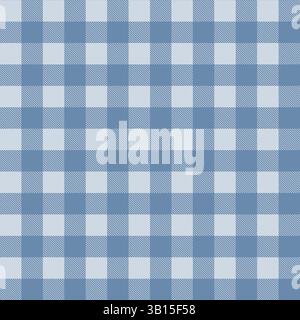 Blue Gingham Check Pattern seamless Illustrazione Vettoriale