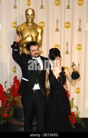 25 feb. 2007 - Hollywood, California, Stati Uniti - K2081MGE.THE 79 ACADEMY AWARDS / OSCAR (SALA STAMPA) TENUTI PRESSO IL KODAK THEATER, HOLLYWOOD, CA 02-25-2007 - 2007 (Credit Image: © Michael Germana/Globe Photos/ZUMAPRESS.com) Foto Stock