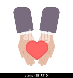 Donazione, illustrazione concettuale. Foto Stock