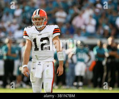 21 novembre 2010: Il quarterback dei Cleveland Browns Colt McCoy #12 durante la gara NFL tra i Cleveland Browns e i Jacksonville Jaguars all'EverBank Field di Jacksonville, Florida. Jacksonville sconfisse Cleveland 24-20. Daniel Goncalves/CSM(immagine di credito: © Daniel Goncalves/Cal Sport Media/ZUMAPRESS.com) Foto Stock