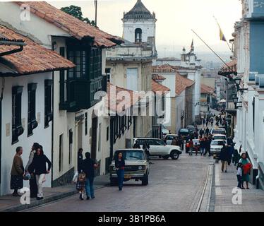 22 LUGLIO 2010 - BOGOTÀ COLOMBIA - BARRIO LA CANDELARIA CENTRO. (Immagine di credito: © El Tiempo/GDA/ZUMApress.com) Foto Stock