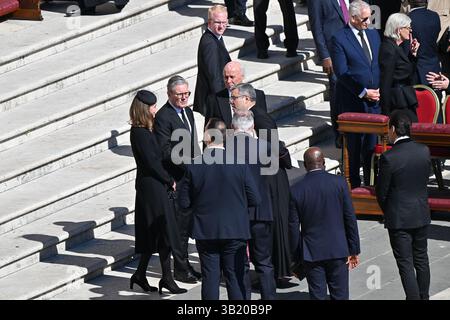 26 apr 2025, città del Vaticano, Roma, Italia; funerale di Papa Francesco nella Basilica di San Pietro in Vaticano; Foto Stock