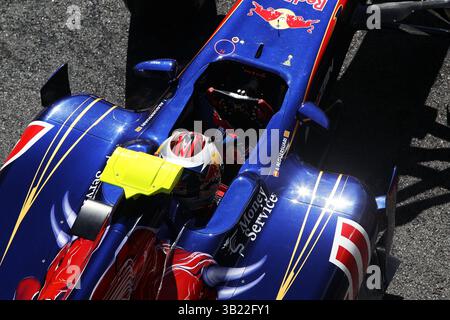 Jaime Alguersuari (ESP) Scuderia Toro Rosso STR6...test di Formula 1, giorno 1 Foto Stock