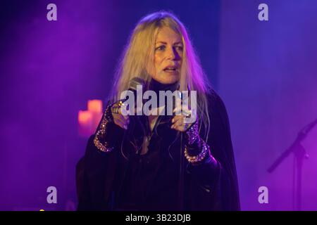 26 aprile 2025. Mocvara Zagreb, - lo spettacolo dal vivo della band americana Coven Foto Stock