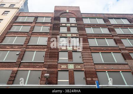 New York, Stati Uniti d'America – 9 ottobre 2018. Facciata dello storico edificio commerciale al 531 West 21st Street a New York City. 531 West 21st S Foto Stock