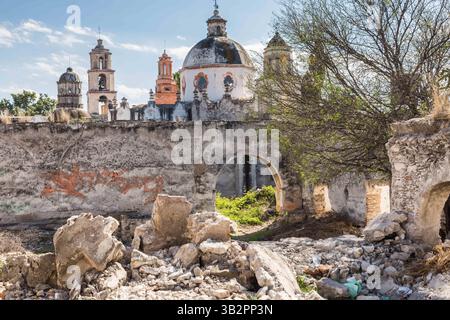 3 gennaio 2016 - Atotonilco, Guanajuato, Messico - il Santuario di Atotonilco, importante sito di pellegrinaggio cattolico ad Atotonilco, Messico. (Immagine di credito: © Richard Ellis via ZUMA Wire) Foto Stock
