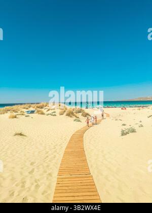 Isola greca di Elafonissos Foto Stock