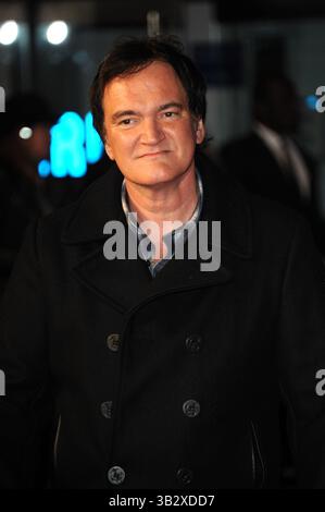 10 dicembre 2015 - Londra, Inghilterra - Quentin Tarantino partecipa alla prima europea di "The Hateful Eight" all'Odeon Leicester Square il 10 dicembre 2015 a Londra, Inghilterra (Credit Image: © Famous/Ace Pictures via ZUMA Press) Foto Stock