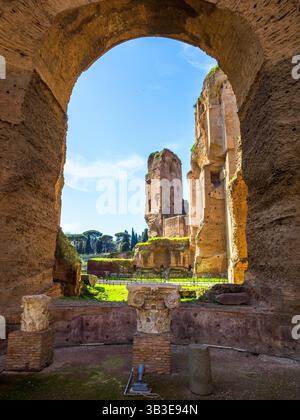 Terme di Caracalla - Roma, Italia Foto Stock