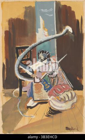 Studio per un dipinto di un circo, intorno al 1936. Foto Stock