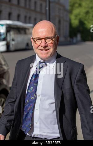 Londra, Regno Unito. 29 aprile 2025. Richard Hermer, procuratore generale arriva per la riunione del gabinetto al 10 di Downing Street Credit: Richard Lincoln/Alamy Live News Foto Stock