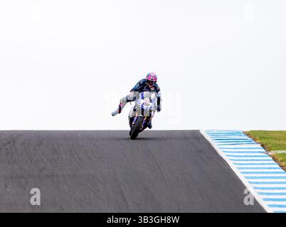 24 febbraio 2018 - Melbourne, Victoria, Australia - durante la Superpole 2 il giorno 2 della gara di apertura della stagione 2018 World Superbike sul circuito di Phillip Island, Australia. (Immagine di credito: © Theo Karanikos tramite filo ZUMA) Foto Stock