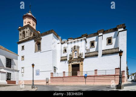 La basilica di la Caridad, progettata da Alonso de Vandelvira, si trova nel Barrio alto, mostrando l'architettura dell'inizio del XVII secolo. Foto Stock