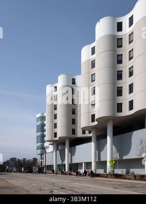 Saint Mary's Hospital, ubicazione: Milwaukee, WISCONSIN, architetto: Bertrand Goldberg Foto Stock