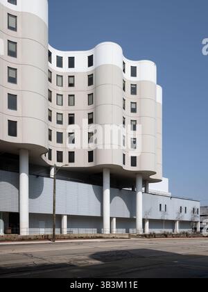 Saint Mary's Hospital, ubicazione: Milwaukee, WISCONSIN, architetto: Bertrand Goldberg Foto Stock