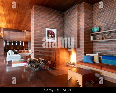 Schwartz House / Still Bend, ubicazione: Two Rivers WI, architetto: Frank Lloyd Wright Foto Stock
