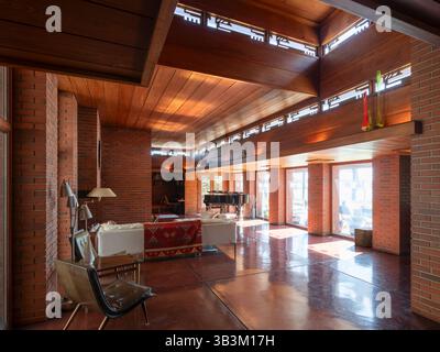 Schwartz House / Still Bend, ubicazione: Two Rivers WI, architetto: Frank Lloyd Wright Foto Stock