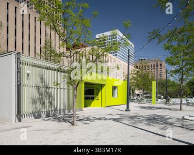 Kiener Plaza, ubicazione: St. Louis, Missouri, architetto paesaggista: Michael Van Valkenburgh Associates Foto Stock