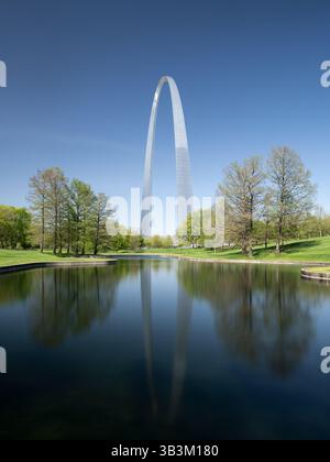 Gateway Arch, posizione: St. Louis, Missouri, architetto: Eero Saarinen & Associates Foto Stock