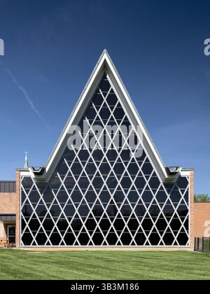 Chiesa Luterana della Resurrezione, ubicazione: Sappington, Missouri, architetto: Murphy & Mackey Foto Stock