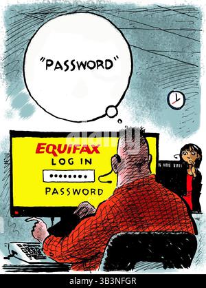 18 dicembre 2017 - USA - 2017 Year in Review di Dave Barry - settembre. (Immagine di credito: © Jack Ohman/TNS tramite filo ZUMA) Foto Stock