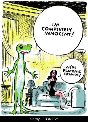 18 dicembre 2017 - USA - 2017 Year in Review di Dave Barry - ottobre. (Immagine di credito: © Jack Ohman/TNS tramite filo ZUMA) Foto Stock