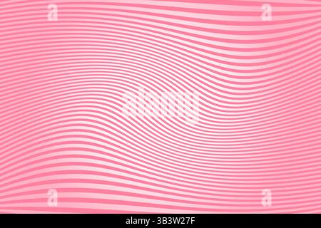 Sfondo Sunburst color caramella. Sfondo di gelato radiale vorticoso. Fai scorrere lo sfondo delle caramelle Illustrazione Vettoriale