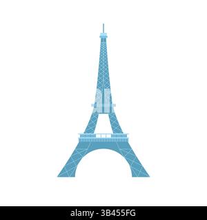Logo Eifel tower Vector. Logo di Parigi. Illustrazione vettoriale Illustrazione Vettoriale
