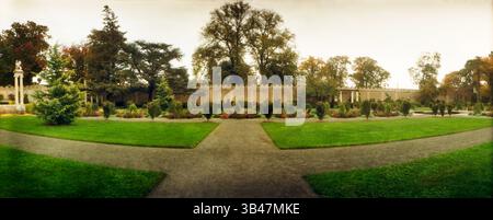 Vista panoramica di Untermyer Park and Gardens, Yonkers, Westchester County, New York, NY, STATI UNITI. Foto Stock