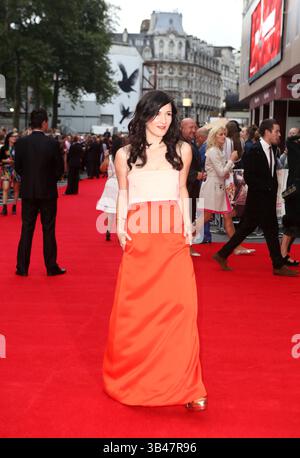 20 agosto 2015 - Londra, Inghilterra - Sarah Solemani arriva alla prima mondiale di "The Bad Education Movie" al Vue West End il 20 agosto 2015 a Londra, Inghilterra (immagine di credito: © Famous/Ace Pictures via ZUMA Press) Foto Stock